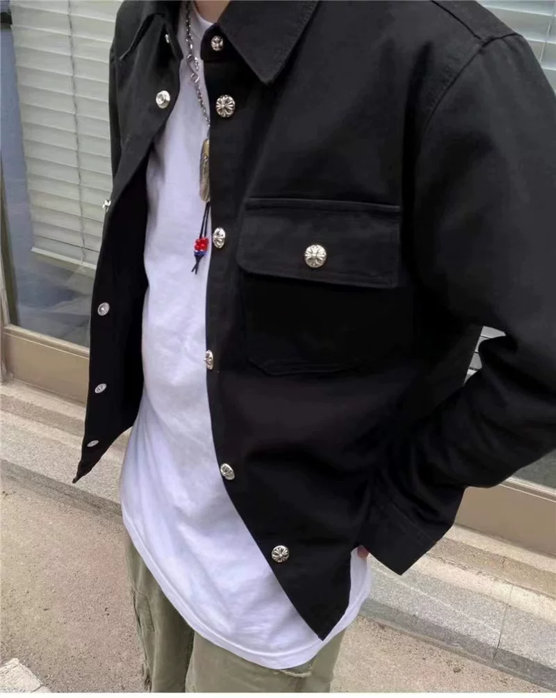 Осенняя ретро куртка в стиле хип-хоп, американский стиль, 2023, свободный крой