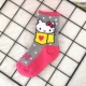 Tất bé gái hoạt hình dễ thương Tất cotton nguyên chất cho trẻ em Hello Kitty Kitty ống giữa 5-6-7-8-9 tuổi Vớ