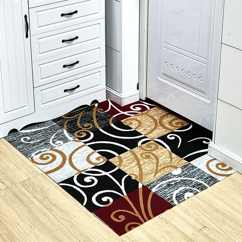 Кухня не складывающаяся грунтовая прокладка дверной прокладки вошла в дверь, чтобы войти в дверь туалета для ванной комнаты в ванной комнате в спальне.