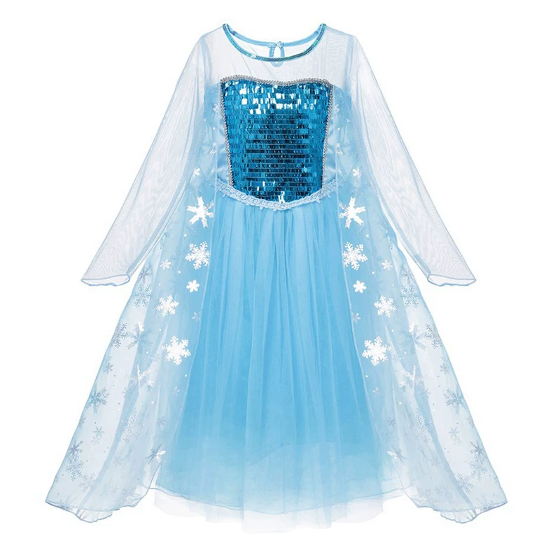 Платье принцессы для девочки косплей Frozen1/2 Эльза Анна