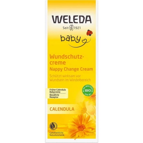 Weleda, крем c календулой для младенца, лечебная мазь, Германия, 75 мл