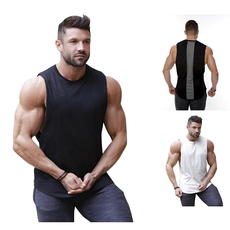 Безрукавка men gym vest shirt male