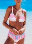 Châu Âu 2019 và các mẫu mới bùng nổ của phụ nữ chia áo tắm sọc sọc bikini mặc đi biển - Bikinis đồ bơi 2 mảnh dạng váy