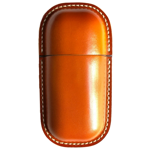 Кожаные ретро солнцезащитные очки подходит для мужчин и женщин, коробка для хранения ручной работы, из натуральной кожи