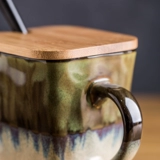 Универсальная деревянная крышка для стакана, экологичная кофейная квадратная чашка