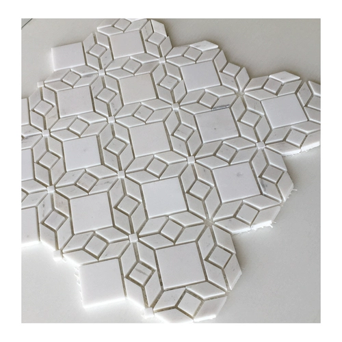 Белая камня мозаичная плитка против стекла мрамор Югослав Белый ванная комната фона фона стена туалет