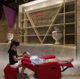 Массажер для маникюра для ресниц, подставка для ног