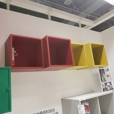 шкаф для ванной 温馨宜家ikea伊克特柜子家用储物柜整理柜壁柜收纳吊柜多色包邮