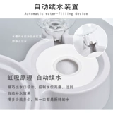 Собачья горшка чаша для кошачья чаша двойная чаша автоматическая питьевая вода для питания горшок для кошачья чаша кошка вода вода Антиочищенная рисовая чаша для животных питомцы