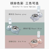 Собачья горшка чаша для кошачья чаша двойная чаша автоматическая питьевая вода для питания горшок для кошачья чаша кошка вода вода Антиочищенная рисовая чаша для животных питомцы