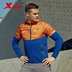 Áo khoác thể thao nam xtep 2018 mùa thu mới xu hướng thời trang áo khoác thể thao giản dị chạy áo trùm đầu Áo gió thể thao