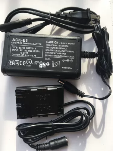 Применимая камера Canon SLR Camera EOS 5D2 5D3 7D 70D 60D 60D Адаптер внешнего питания ACKE6