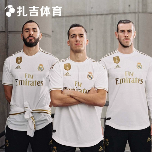 Zagai Sports Adidas Real Madrid 19-20 Сезон домашний игрок футболист мужская майка DW4433 DW4436