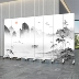 Tùy chỉnh 
            mới kiểu Trung Quốc hoa sen phân vùng màn hình gấp di động phòng khách văn phòng rèm che đơn giản phòng ngủ hiện đại kính chắn gió Màn hình / Cửa sổ