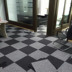 Văn phòng Carpet Square 500X500 Lối đi khách sạn phòng hộ gia đình thương mại khâu tinh khiết xám PVC thảm Thảm