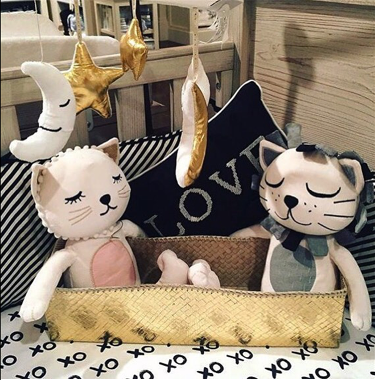 lejonkatt Nordisk stil heminredning docka ins sovkomfort leksak_voghion.com