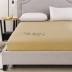 Giường 笠 giường đơn che nệm bìa bảo vệ bìa mỏng nâu pad màu trắng tinh khiết khách sạn nâng cao bụi che 1.5 1.8 m mét