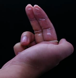 [倍力乐QQ手指套指套抠扣安全套直径20mm避孕套 超薄女用拉拉les]