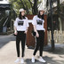 Dịch vụ nhà phù hợp với nữ mùa hè 2018 mới thời trang ngắn tay hai mảnh đồ ngủ thể thao Hàn Quốc và giải trí mặc Bên ngoài ăn mặc