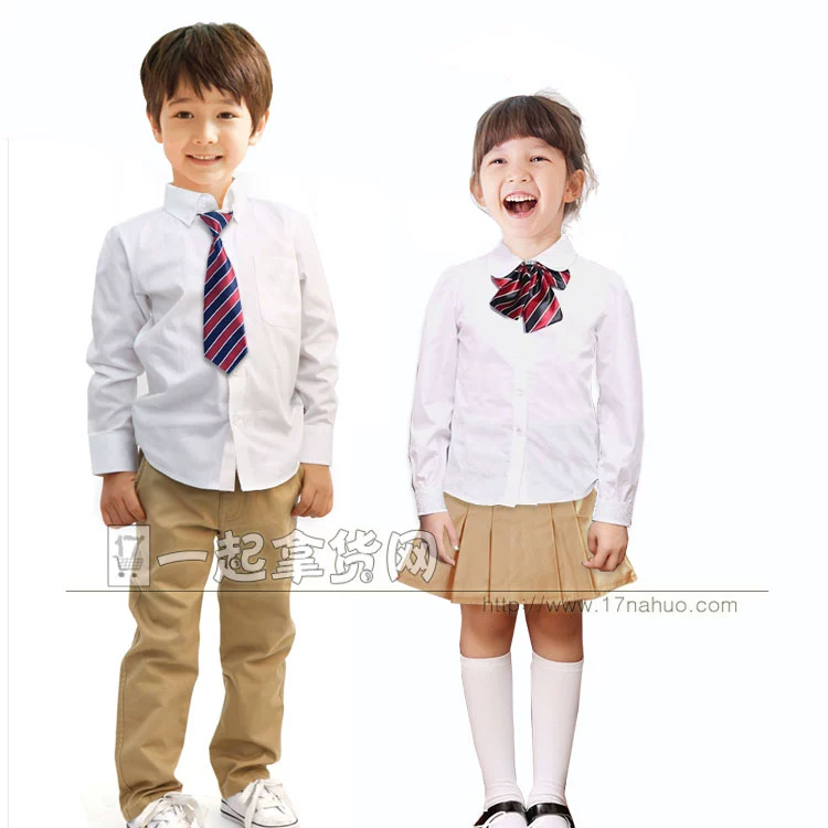 Đồng phục cotton tùy chỉnh mẫu mùa thu đông, đồng phục học sinh, mẫu giáo dài tay, trang phục Hàn Quốc đồ bé trai