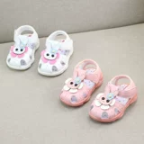 Летние детские босоножки для девочек для раннего возраста, мягкая подошва, издает звуки, стиль «принцесса»