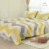 Mỹ quilting đơn giản được bao phủ bởi bông cotton rửa giường bao gồm ba bộ vàng thực sự chính tả mùa hè mát mẻ là [sợi màu] ga trải giường thắng lợi Trải giường