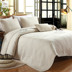 Mỹ màu rắn quilted bởi trải giường ba miếng 1.8 mét tấm bìa là đa chức năng bởi bông màu be thêu quilt Trải giường