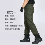 Износостойкие осенние хлопковые штаны для работы, защита от ожогов, свободный крой