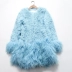 Áo khoác lông cừu mùa đông 2018 Nữ lông dài giữa lông cừu áo chống rét giải phóng mặt bằng ưu đãi đặc biệt Hained fur Faux Fur