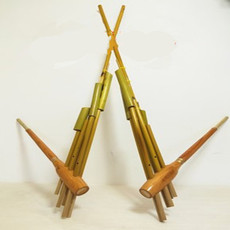 Лушэн 贵州芦笙民族手工侗族乐器舞台道具芦笙6管大小号红白喜事芦笙