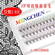 10p lông mi giả tự ghép, thật, dày, mềm, không chạm - Lông mi giả