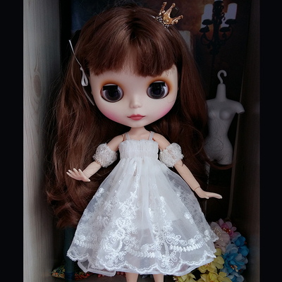 taobao agent Xianxian is ancient [White Snow] Keer Blythe Monster High School Handmade Baby Clothing