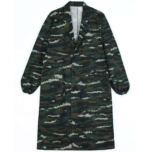 Униформа медсестры для работы, камуфляжный износостойкий длинный нагрудник, рабочая одежда, большой размер, свободный крой