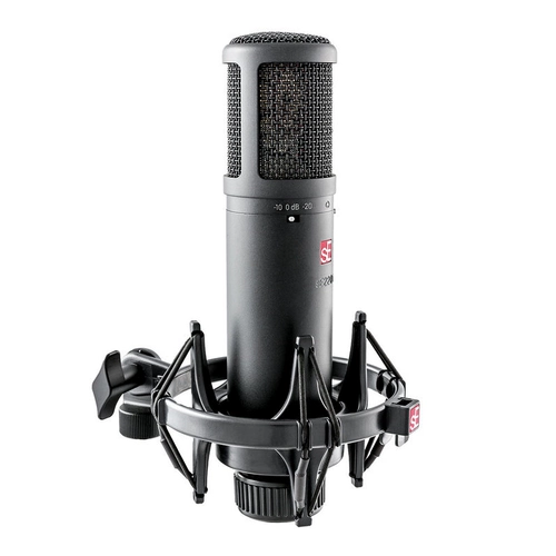 SE 2200 Профессиональная запись микроконтроллера Музыкальный инструмент Микрофон Запись города Голоса и пения k Песня