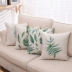 Bắc Âu phong cách mục vụ bông gối gối lá cây hiện đại và phong cách phòng khách sofa đệm thắt lưng gối với lõi - Trở lại đệm / Bolsters