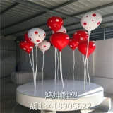 Модель воздушного шара из стекловолокна с героями мультфильмов, пена, воздушный шар, квадратная художественная смола, выставка, декоративная скульптура, украшения