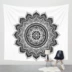 Châu Âu và Hoa Kỳ thời trang in 3D tấm thảm đen trắng cổ điển treo tường tấm thảm treo tường vải nền yoga Tapestry