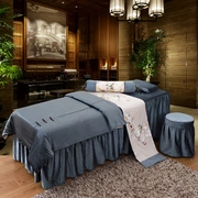 Abu Đặng gia đình bốn rắn màu hồng đẹp cao cấp bedspread massage Body spa và câu lạc bộ sức khỏe bedspread custom-made - Trang bị tấm