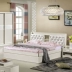 Phòng ngủ một mét tám giường cửa trượt tủ quần áo bộ nội thất nhà ở kết hợp tấm trắng đơn giản Trung Quốc đặt gỗ Bộ đồ nội thất