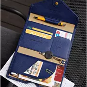 Tài liệu lưu trữ túi hộ chiếu nữ gói bảo vệ du lịch đa chức năng hộ chiếu tài liệu hộ chiếu tài liệu thư mục lưu trữ vé - Túi thông tin xác thực