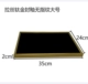 Титановый титановый рамка 240.350 черное бархатное плоское дно