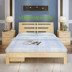 Pine sơn giường miễn phí giường người lớn loại kinh tế giường gỗ rắn kiểm soát lũ trẻ em đơn giản giường cưới cabin thông giường Giường