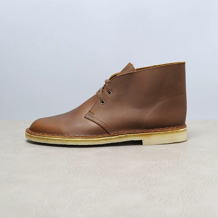 Мужские desert-ботинки кожаные ботинки high tops коровья кожа Crazy Horse кожа сырой резиновой подошвой оригинальные ботинки на песчаной основе