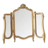 Ретро туалетный столик, настольное складное зеркало для спальни, французский стиль