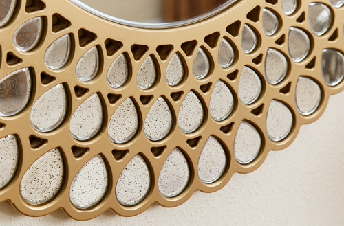 Антикварное деревянное современное и минималистичное дизайнерское зеркало