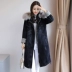 Bông của phụ nữ phần dài 2018 mùa đông Hàn Quốc phiên bản mới bf lỏng dày cộng với nhung lamb tóc denim jacket bông áo khoác Bông