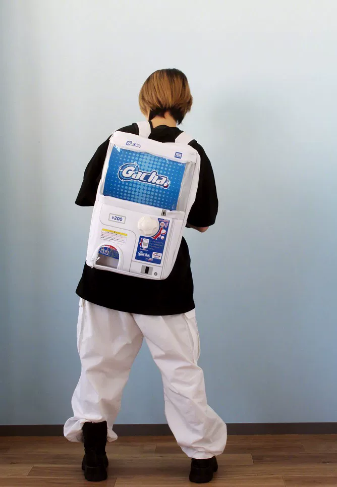Capacious backpack, creative school bag, style, simple and elegant design