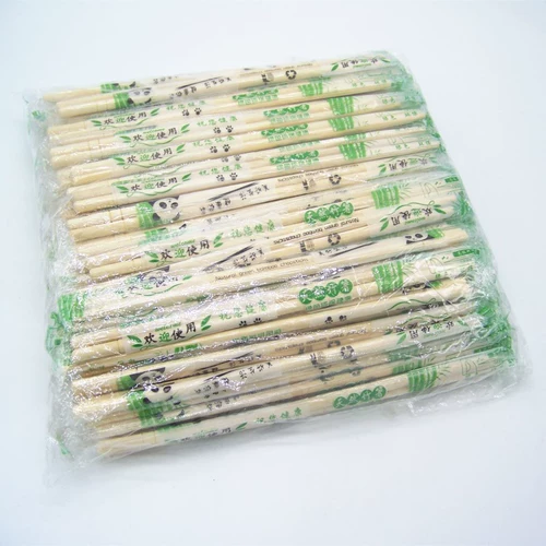 Жирная шрифта 19,5 см круглых палочек для палочек для независимой упаковки одноразовая одноразовая палочка для палочек для еды бамбука из одной пачки из нескольких провинций Бесплатная доставка