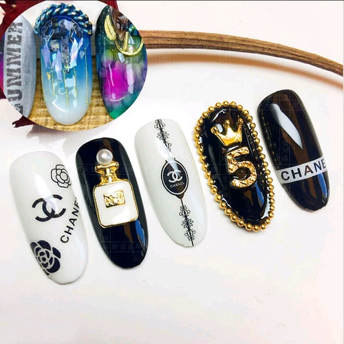 Японская цепь для маникюра, аксессуар, металлическое украшение для ногтей