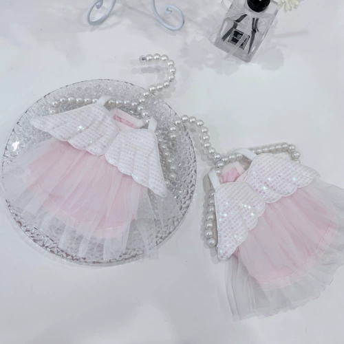 Ангельские ручные модели, кошки, собаки и марлевые юбки, маленькие собаки, Тедди, новый домашний костюм Risaer